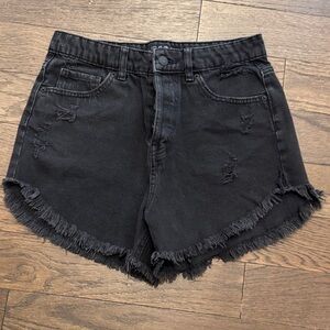 Wild Fable Black Frayed‎ Jean Shorts